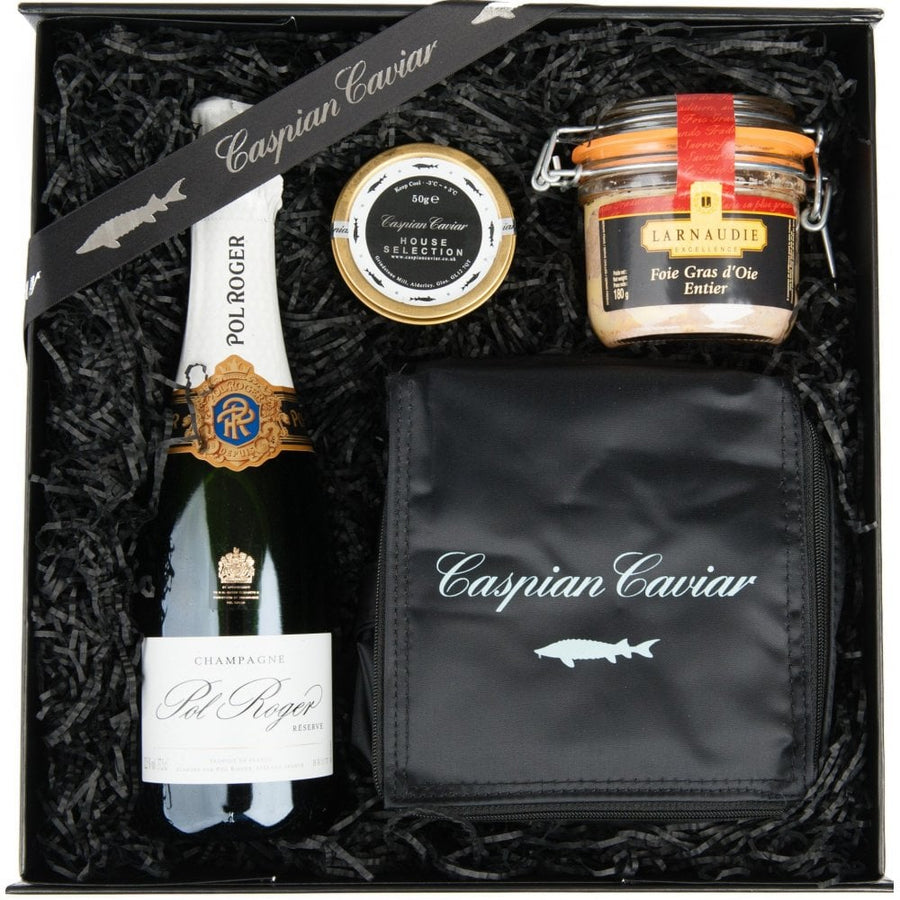 Champagne, Caviar & Foie Gras Gift Set
