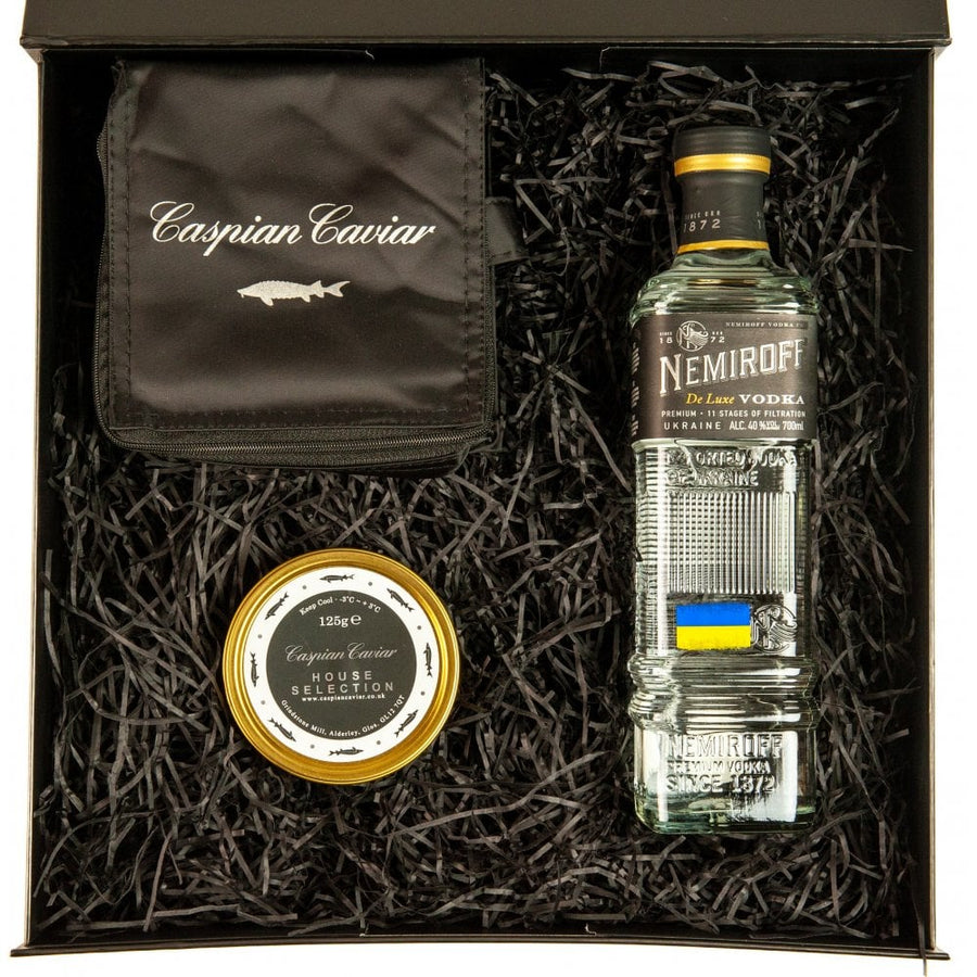 Siberian Caviar & Vodka Gift Set