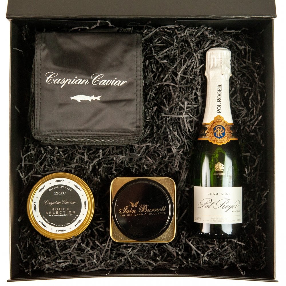 Pol Roger, Caviar & Chocolate Gift Set