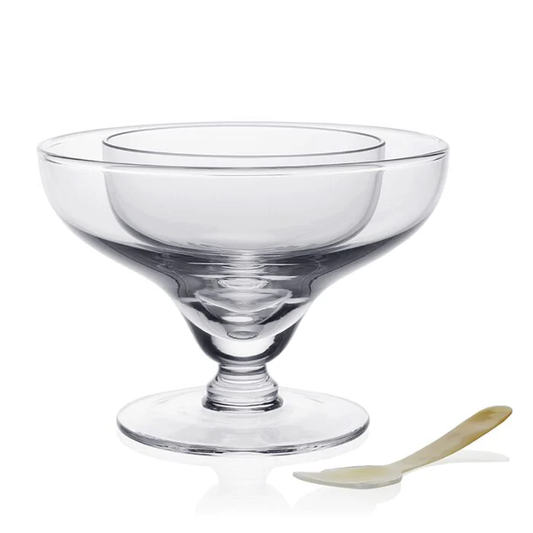 Caspia Caviar/Seafood Server With Spoon